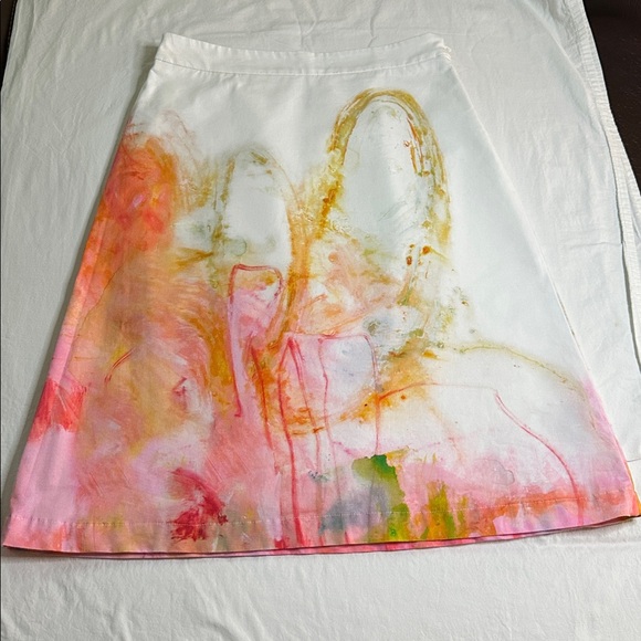 Anthropologie Claire Desjardins Painter's Palette Skirt Size 2 - Picture 5 of 8